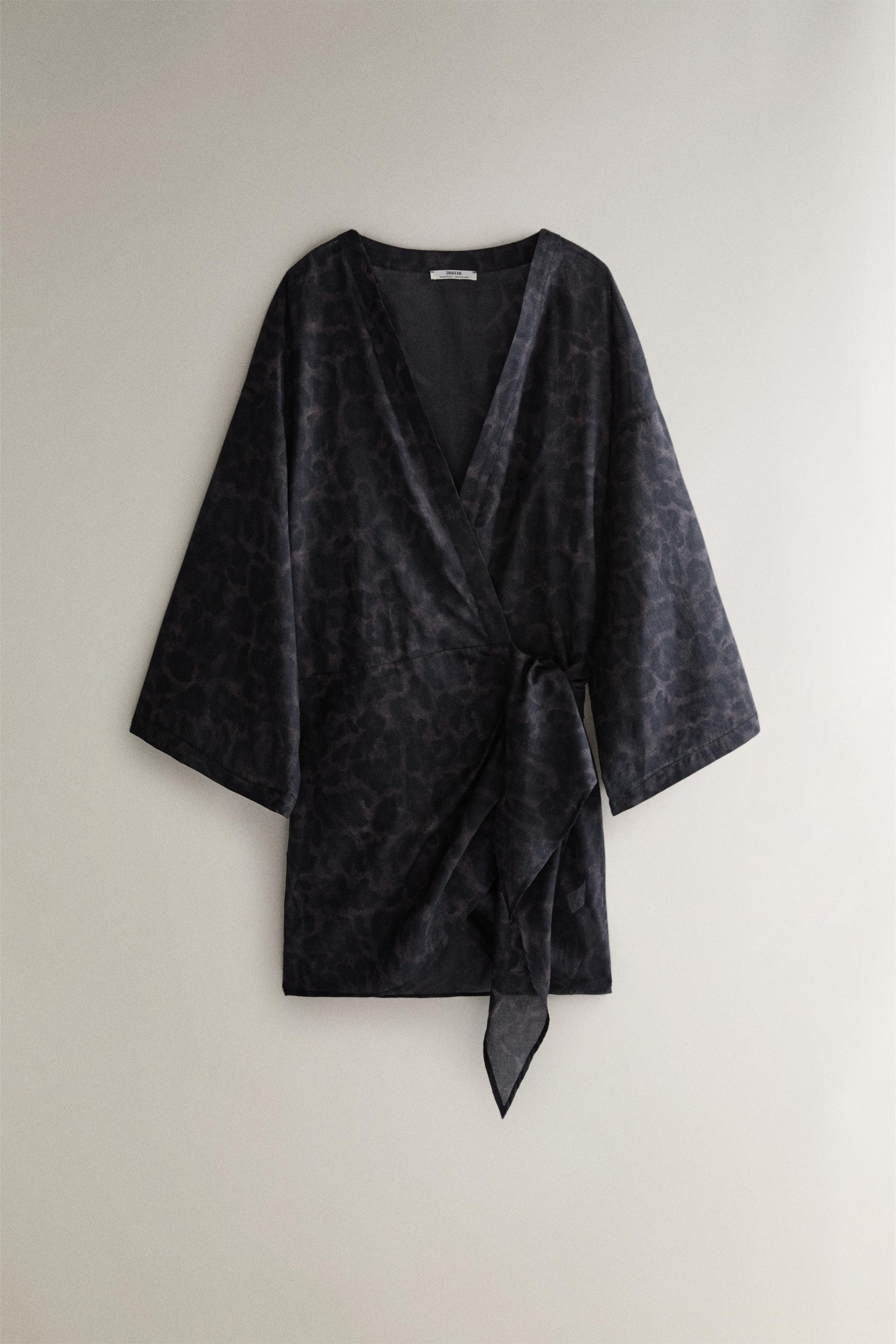 ROBE EN COTON À IMPRIMÉ ANIMAL
